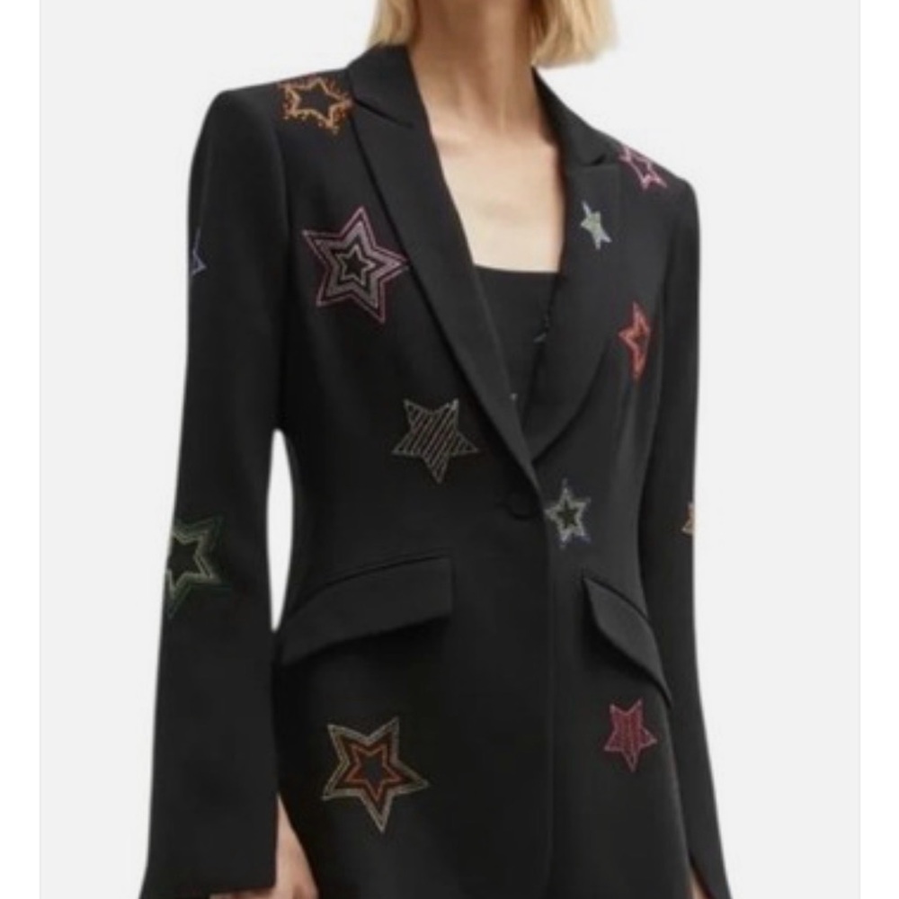 Cinq a Sept Cheyenne  Women's Black Star  Blazer